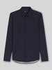 BOSS Slim-Fit Hemd aus Stretch-Jersey Modell 'Style P-HANK-S-KENT-C1-222' Marine