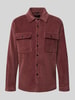 Zuitable Regular Fit Overshirt mit Pattentaschen Modell 'Taylor' Bordeaux