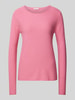 Tom Tailor Regular Fit Strickpullover mit Baumwoll-Anteil Pink