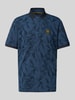 PME Legend Poloshirt met labeldetail Marineblauw