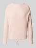 Jake*s Casual Oversized Strickpullover aus Viskose Rosa