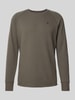 G-Star Raw Regular Fit Longsleeve in Strick-Optik Modell 'Jirgi' Hellgrau