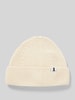 Armedangels Beanie mit Label-Detail Modell 'NILDAAO' Offwhite