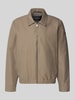 Marc O'Polo regular fit blouson met elastische band Beige