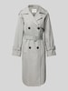 OAKWOOD Trenchcoat mit Taillengürtel Modell 'MULAN' Hellgrau