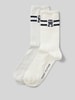 Tommy Hilfiger Socken mit Label-Print im 2er-Pack Offwhite