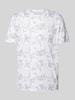 Christian Berg Men T-Shirt mit Allover-Muster Weiss
