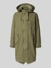 khujo Parka z kapturem i kieszenie z patką model 'FREYA' Oliwkowy