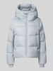 Marc O'Polo Regular Fit Daunenjacke mit Label-Patch Hellgrau