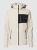 Jack & Jones Softshell-jack met capuchon, model 'TYSON' Offwhite