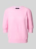 Vero Moda Comfort Fit Strickpullover mit Puffärmeln Modell 'DOFFY' Rosa