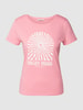 Tom Tailor Denim T-Shirt mit Logo-Print Rosa