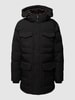 Tommy Hilfiger Parka met capuchon, model 'ROCKIE UTILITY' Zwart