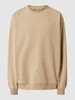 Progetto7 Sweatshirt im Destroyed-Look  Beige