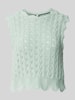 Only Regular Fit Stricktop aus Baumwoll-Mix Modell 'LUNA LIFE' Mint