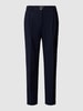 Jake*s Collection Stoffen broek met viscose Marineblauw