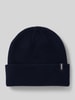 MCNEAL Czapka z mieszanki wiskozy z fakturowanym wzorem Granatowy