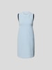Jacquemus Knielanges Strickkleid mit Cut Out Hellblau