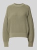 Jake*s Casual Gebreide pullover met raglanmouwen Rietgroen