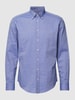 Christian Berg Men Regular Fit Business-Hemd mit Button-Down-Kragen Royal