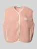 Review Gilet met drukknoopsluiting Oudroze
