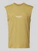 Jack & Jones Tanktop mit Label-Print Modell 'VESTERBRO' Khaki