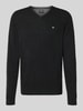 Fynch-Hatton Regular Fit Pullover mit Kaschmir-Anteil Modell 'Merino' Anthrazit
