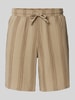 Jack & Jones Regular Fit Shorts mit elastischem Bund Modell 'JAIDEN' Beige