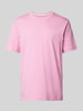 Marc O'Polo Regular Fit T-Shirt aus reiner Baumwolle mit Logo-Print Rosa