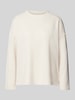 Tom Tailor Relaxed Fit Sweatshirt mit Waffelstruktur Beige