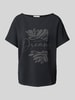 Christian Berg Woman T-Shirt mit Rundhalsausschnitt Black