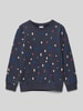 Name It Sweatshirt met ribboorden, model 'NENNO' Donkerblauw