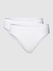 Triumph Slip met logoprint in een set van 2 stuks Wit