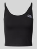 The North Face Cropped Tanktop mit Label-Stitching Black