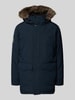 Superdry Regular fit parka met klepzakken, model 'Everest' Marineblauw