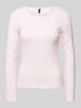 Vero Moda Regular Fit Langarmshirt aus reiner Baumwolle Modell 'LISA' Pink