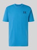Under Armour Regular Fit Sport-T-Shirt aus Baumwoll-Mix Rauchblau