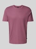 BOSS T-Shirt mit Strukturmuster Modell 'TIBURT' Purple