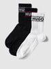 HUGO Socken im 3er-Pack mit Label-Detail Modell 'SPORTY' Black