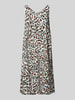 s.Oliver RED LABEL Knielange jurk met plissévouwen Wit