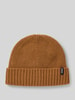 MCNEAL Beanie mit Label-Detail Camel Melange