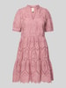 YAS Minikleid mit Lochstickerei Modell 'Holi' Rose