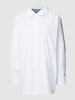 Tommy Hilfiger Oversized Bluse mit Umlegekragen Modell 'OXFORD' Weiss