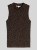 Tom Tailor Denim Slim Fit Blusentop aus Viskose-Mix Black