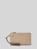 MICHAEL Michael Kors Portemonnee met draaglus, model 'JET SET' Taupe