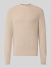 Jake*s Studio Men sweter w kroju regular fit z mieszanki wiskozy model 'MATTI' Różowy
