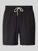 Polo Ralph Lauren Underwear Regular Fit Badeshorts mit Logo-Stitching Modell 'TRAVELER' Black