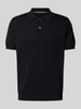 Christian Berg Men Poloshirt mit Label-Detail Black