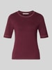 Christian Berg Woman Selection Pullover aus Viskose-Mix in Strick-Optik Bordeaux