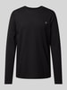 Marc O'Polo Regular Fit  Langarmshirt aus reiner Bio-Baumwolle Black